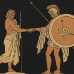 Peleas despidiendo a Jasón